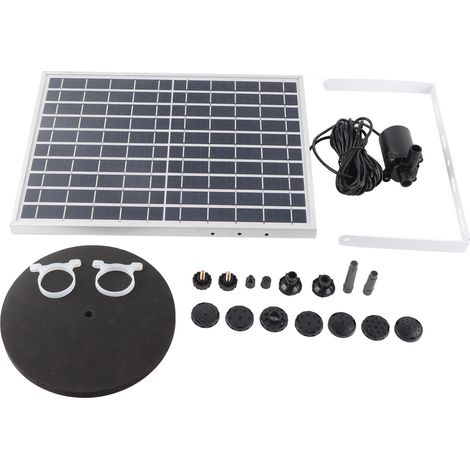 12W 10V Solar-Springbrunnenpumpe mit mehreren Modi und Anti-Verstopfungsfunktion für Schwimmbäder, Wasserparks und private Gärten (1/5)