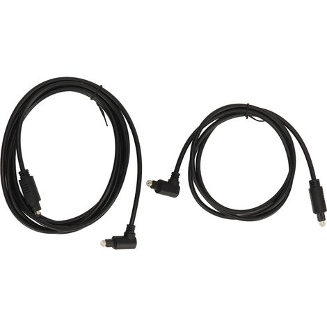 360° drehbares, gerades optisches Audiokabel für Soundbar, Fernseher, Heimkinoanlage, AV-Receiver, 1 m