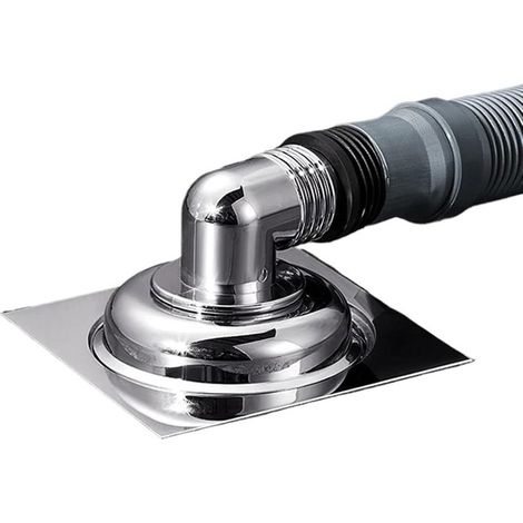 Coude de vidange de sol pour machine à laver, raccord de tuyau de vidange, désodorisant d'égout (tuyau anti-débordement) (1/5)