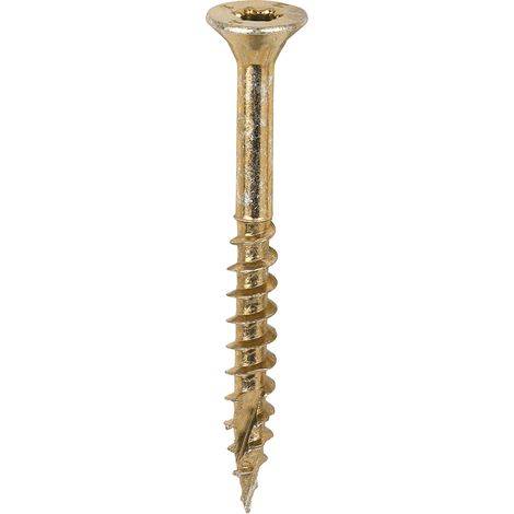 TIMCO C2 Clamp-Fix Multi-Purpose Premium Countersunk Gold Woodscrews - 5.0 x 50