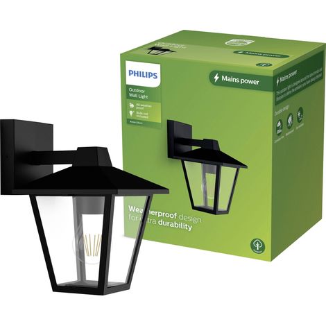 Philips LED Kinno 929004141201 Applique extérieure E27 noir (1/5)