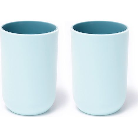 Gobelet réutilisable, gobelet/boîte à brosse à dents en plastique de 280 ml, compatible lave-vaisselle (1/5)