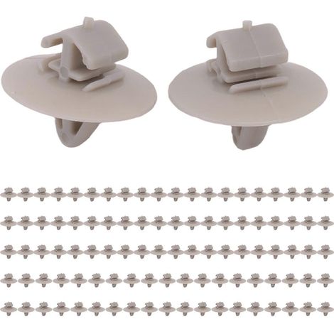 100 clips compatibles avec des modèles tels que Traffic, Primastar, Opel et Vivaro, utilisés pour les panneaux de protection des bas de caisse des véhicules Traffic. (1/5)