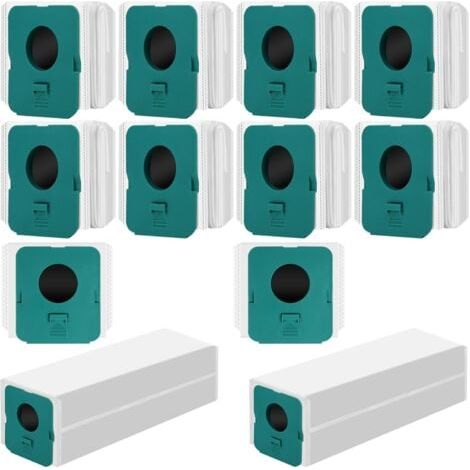 12 Pièces pour SAMSUNG BESPOKE VS20 Sacs à Poussière pour Aspirateur Kit, pour Samsung Accessoires pour Aspirateurs Remplacement Sacs à Poussière de Rechange, Sacs d'élimination la Saleté Clean (1/5)