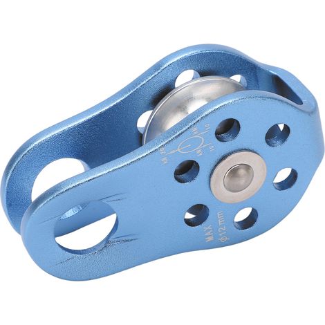 Poulie de levage fixe 20KN pour escalade, travaux en hauteur et secours - Bloc à poulie simple robuste (1/5)