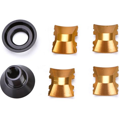 Bouchon d'expansion en alliage d'aluminium pour fourche carbone 28.6mm, pièces vélo (Doré) (1/5)