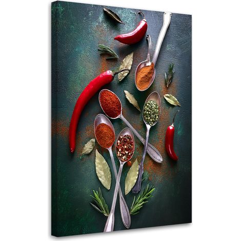 Tableau déco Cuisine Epices Paprika 40x60 (1/5)