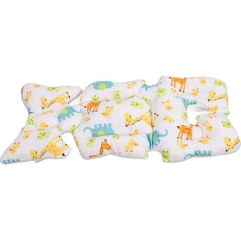 Coussin de soutien pour bébé, chaud, doux et facile à nettoyer, pour siège bébé, poussette, vélo électrique, motif cerf (1/5)