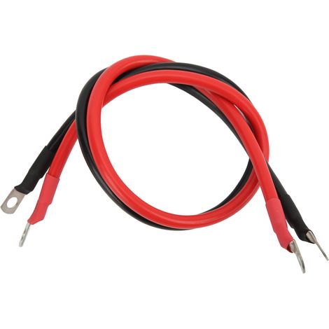 2-teiliges rot/schwarzes 8AWG flexibles wasserdichtes PVC-Wechselrichterkabel für Auto, Boot und Solarstrom (1/5)