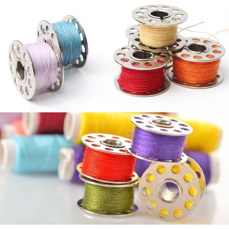 HNMODS Lot de 36 canettes pour machine à coudre, Sa156 avec étui pour Brother, Bro-Ther, Singer, accessoires pour machine à coudre, bobines pour machine à coudre Singer, bobines pour machine à coudre