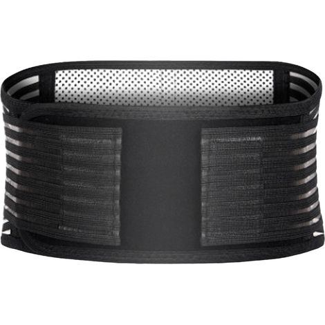 Ceinture De Soutien Lombaire - Avec Plaques D'Acier - Autochauffante À Tourmaline - Pour Soulagement Lombaire - 1 Pièce (1/5)