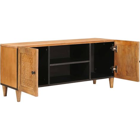 Maison Exclusive - Unità TV con lo scaffale Marrone Chiaro 105 x 33 x 46 cm
