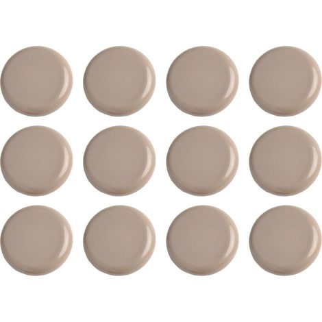 FABULETTA Lot de 12 patins chaise robustes, 50 mm, pour moquettes, (1/4)