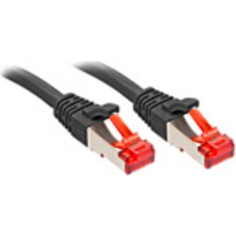 LINDY 47777 RJ45 Câble réseau, câble patch CAT 6 S/FTP 1.00 m noir 1 pc(s) R984801 (1/4)