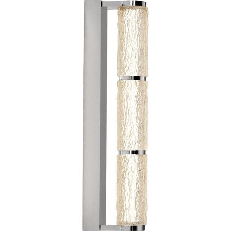 Applique murale tube chrome 46 cm LED 17W Maxlight (1/3)