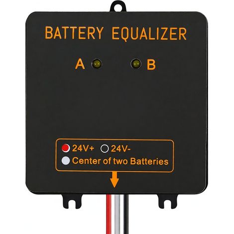 Ecualizador de batería de gel de 12 V, regulador de voltaje para sistemas de baterías de plomo-ácido, controlador de carga con conexión serie-paralelo (1/5)
