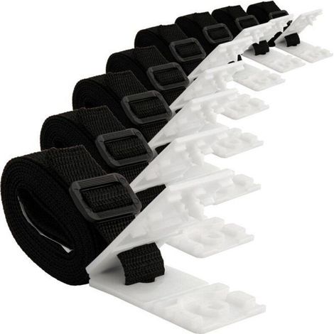 Set of 8 Straps & Clips Replacement Parts for Mobile Hose Reel Systems (1/5)