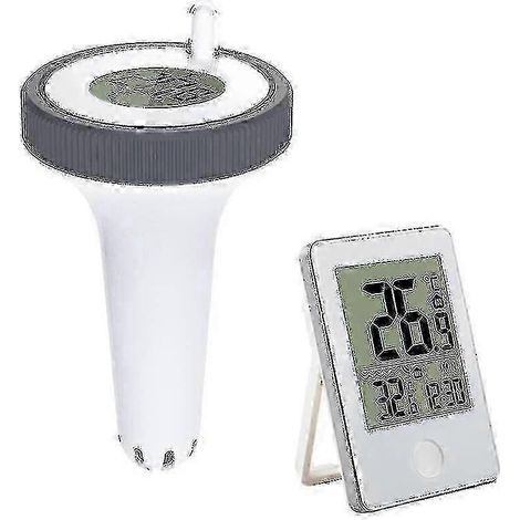 Thermomètre de piscine numérique WiFi IPX7 écran LCD flottant pour étang (1/5)