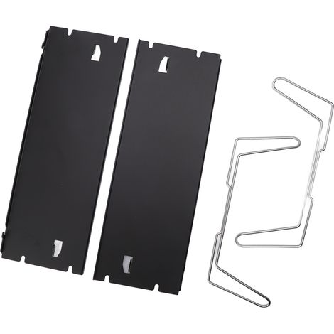 Table pliante d'extérieur en alliage d'aluminium et acier inoxydable noir, table de pique-nique portable pour le camping, les voyages et la montagne (1/5)