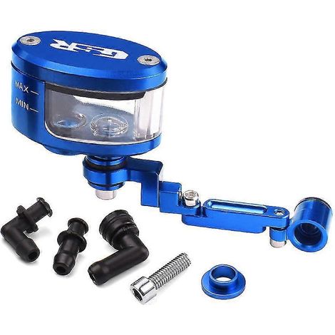 Réservoir d'huile de frein et d'embrayage avec support pour moto Suzuki GSR600/GSR750 (bleu) - Support (1/5)