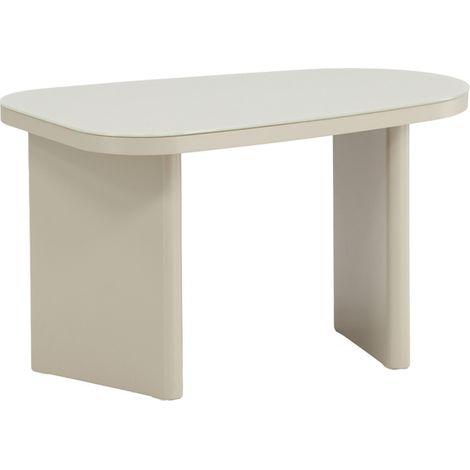 Table d'Appoint Design "Gronvik" 70cm Beige (1/5)