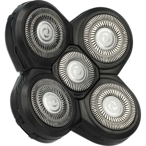 vhbw testina di ricambio compatibile con Philips serie S9000 S9321, S9371, S9511, S9521, S9171, S9311, S9522, S9531 rasoio elettrico, nero