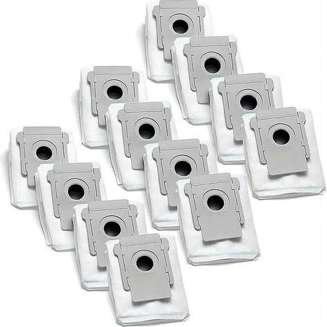 Sac Aspirateur - Pour Roomba i7 i8 i4 i6 j7 s9 E5 E6 E7 - Compatible Robot Aspirateur - 12 Pièces