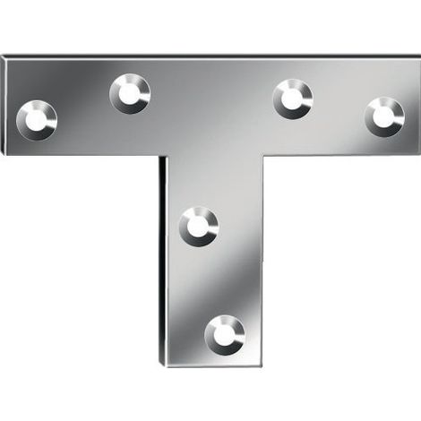 Ángulo plano L.70mm An.16mm S.1.5mm STA azul galvanizado VORMANN (Por 50)