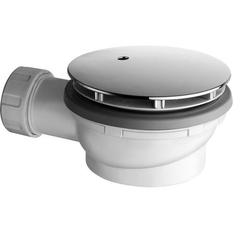 Receveur de douche Low Waste, Ø 90mm, DN40, couvercle chromé