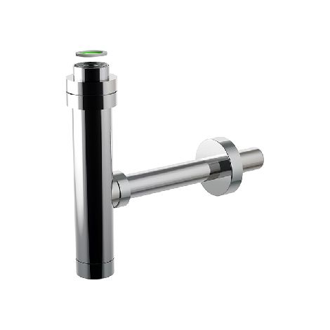 SIFONE MINIM-ALL CON FLANGIA IN ABS CROMATO- 11/4- BONOM- pezzi 1 (1/2)
