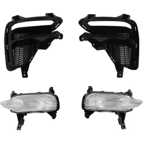 royaluxe -Feux diurnes KI2570101 Remplacement de la lunette des feux antibrouillard latéraux adaptés pour Kia K3 Forte Cerato 2019 à 2020 (1/5)
