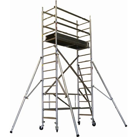 Echafaudage pliant - Hauteur de travail maximale de 5.00m - TOS318L-P (1/5)