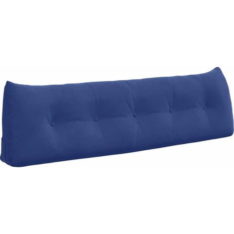 Back Pillow Police Blue 160 x 24 x 50 cm Velvet vidaXL