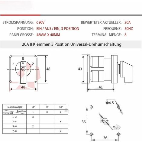 Coffret De Chantier Distributeur De Courant Mural Avec Disjoncteur Et Fi Repartiteur Electrique 1x32a 2x16a 4x230v Mit Ls Fi 90923525