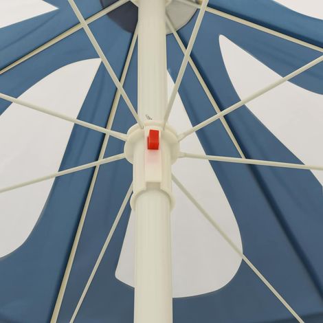 Maison Exclusive - Parasol de plage bleu 240 cm (1/5)