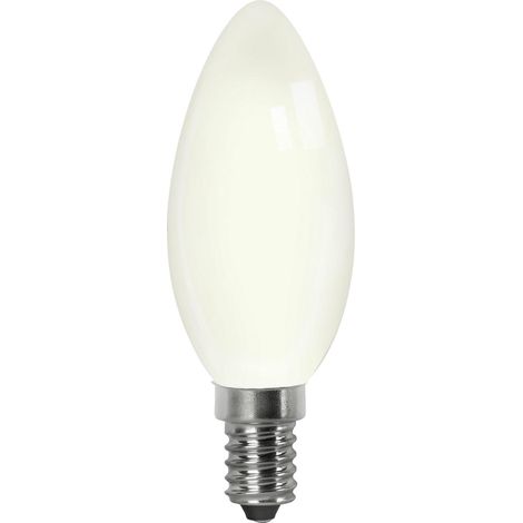 Bombilla LED Filamento Vela Opal E14 4W Cálida Matel (1/4)