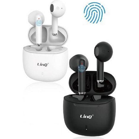 Trade Shop - DOPPEL-OHRHÖRER-SET MINI-BLUETOOTH-KOPFHÖRER MIT LADEBOX TWS77 POP UP TOUCH - (1/3)