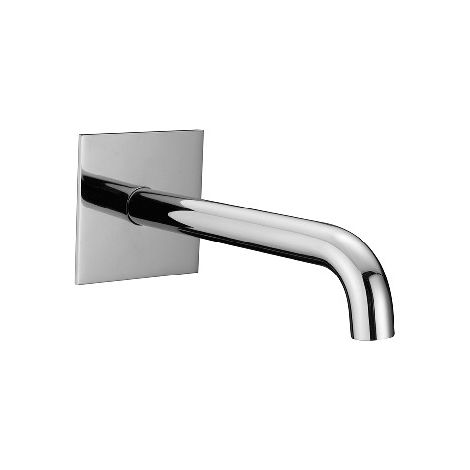 Bocca per lavabo a muro cromo