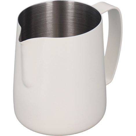 Milchaufschäumkännchen mit verstärkter Edelstahldüse, 450 ml, beige (1/5)