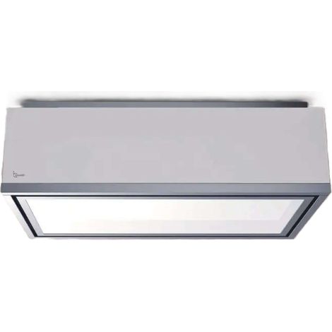 CAPPA XENIA cm 90X61- Bianca, Inox - 800 m3/h