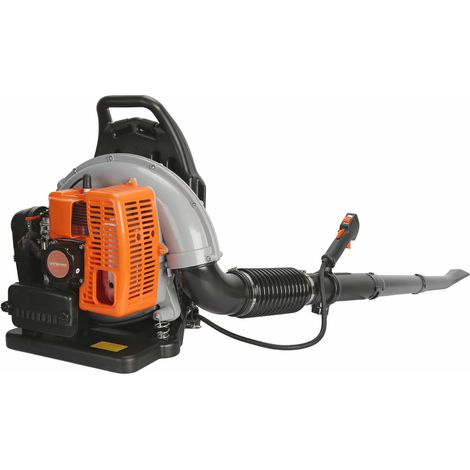 Flasidu – Souffleur thermique à dos 2 temps – Moteur à essence 3 ch – Débit d'air 665 pi3/min – Ergonomique pour nettoyage extérieur (1/5)