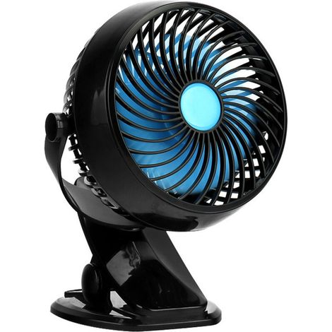 Ventilateur Sans Fil - Batterie Lithium-ion - Tête Rotative 360° - USB Rechargeable - Pour Bureau Jardin Voiture - 1 Pièce (1/5)