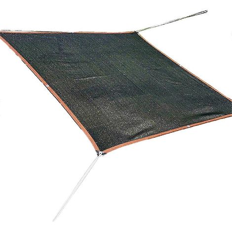 Schwarzes Sonnenschutznetz UV-Schutz Sonnenschutztuch B--