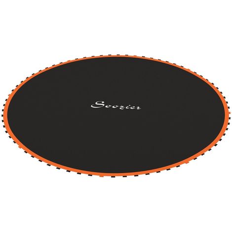 Colchoneta de repuesto para trampolín, redonda, 3,66 m, polipropileno, color naranja