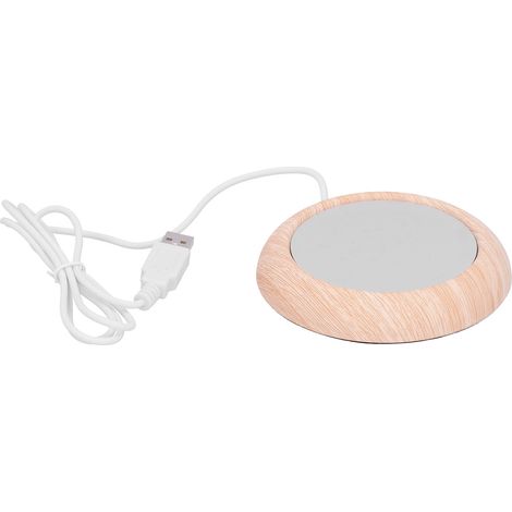 Sous-verre chauffant USB pour tasses, thés au lait et cafés. Chauffe-tasses sous vide, tapis de table, dessous de verre, napperon.