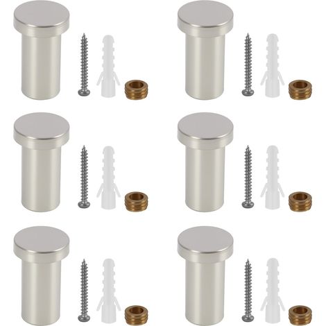 6 PCS Handtuchhaken zum Bohren pour Salle de Bain, Crochets Muraux Robustes Manteaux, Serviettes et Accessoires, Installation Facile - (1/5)