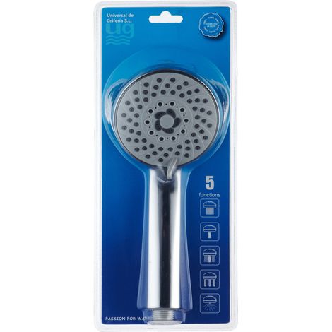 Maniglia doccia con 5 funzioni e diametro 9,5cm modello Arnuero