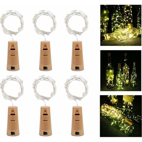 Guirlande Lumineuse, 100 LED, 2 x 10 m, Piles, IP65 Étanche, Télécommande, Minuterie, Décor Jardin Noël Mariage, Terrasse, Extérieur, Balcon, Fête, Patio (1/5)