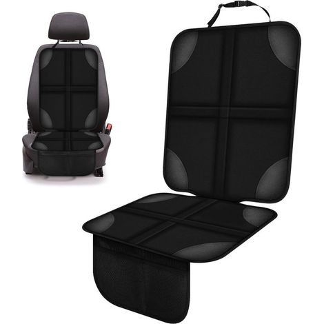 Protège Siège Auto Isofix - 1 Pièce - Tissu Oxford 600D - Imperméable Et Antidérapant - Pour Famille Et Animal - Noir