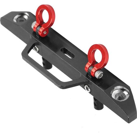 Pare-chocs avant en aluminium pour Axial SCX24 90081 - Pièces RC métalliques noirs 1/24 (1/5)